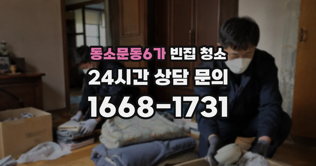 동소문동6가 빈집 청소