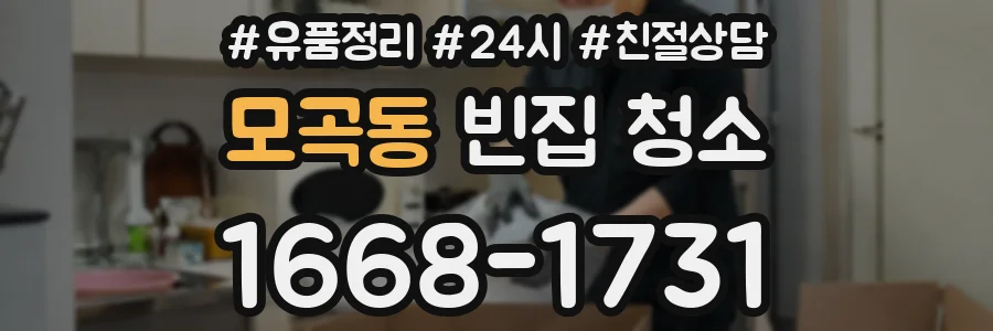 모곡동 빈집 청소