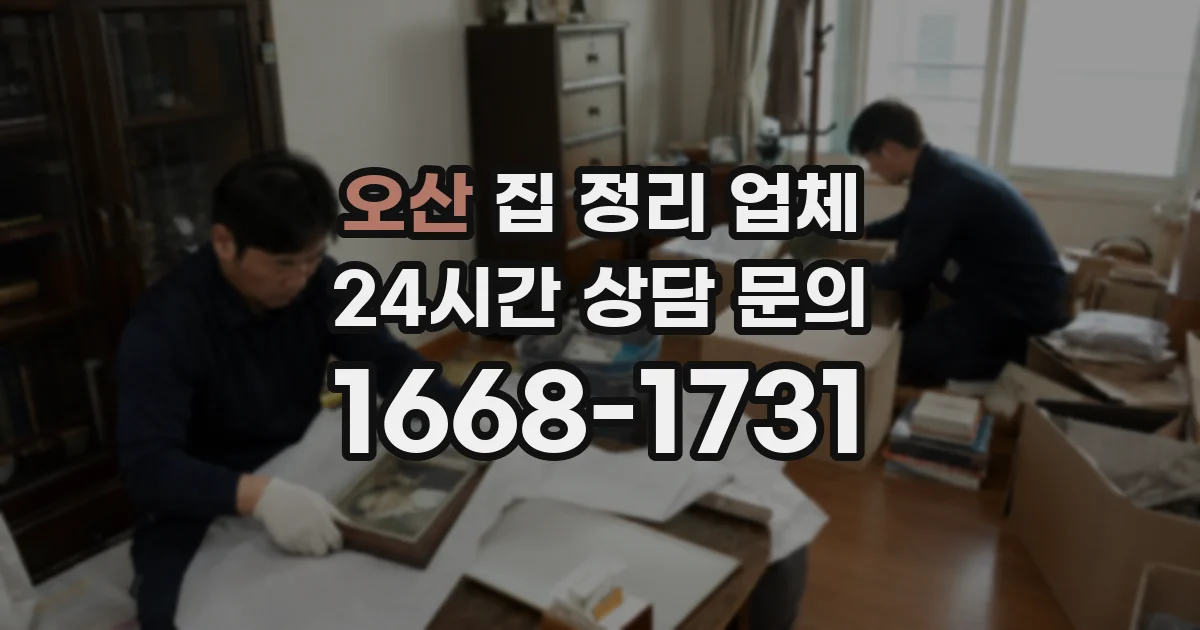 오산 집 정리 업체
