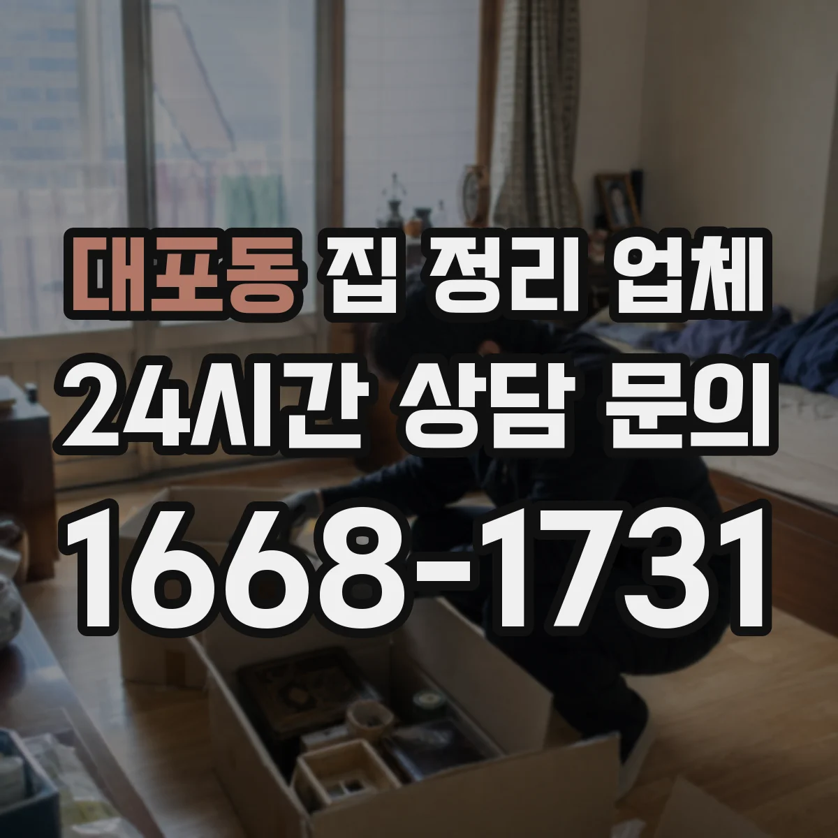 대포동 집 정리 업체