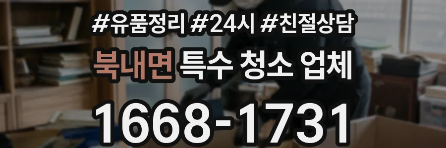 북내면 특수 청소 업체