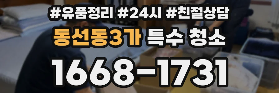 동선동3가 특수 청소