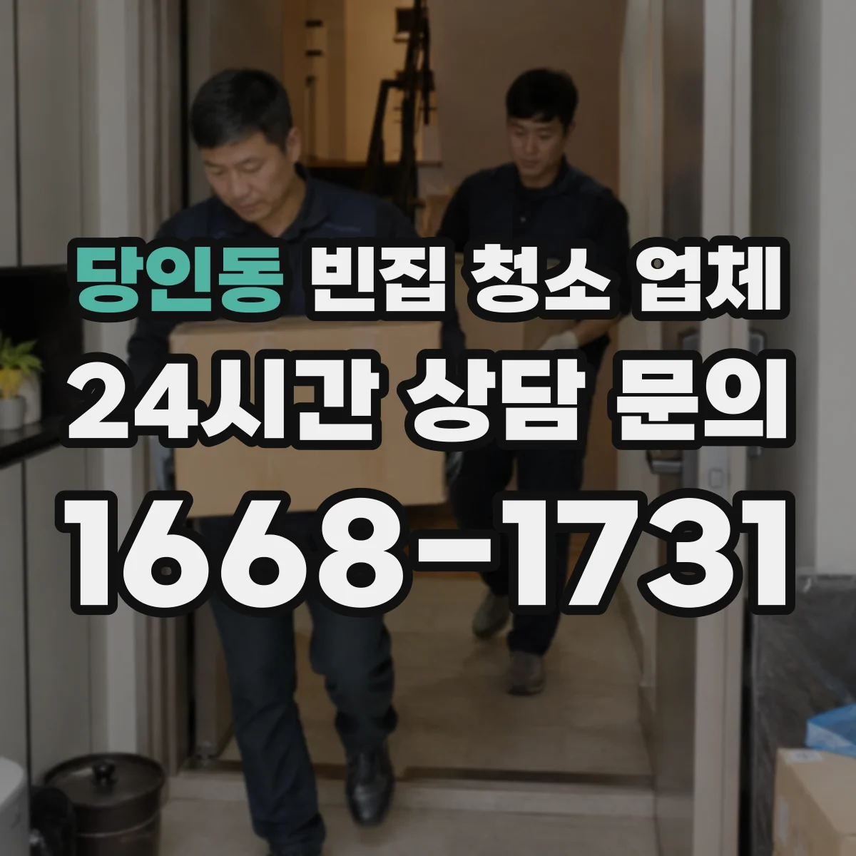 당인동 빈집 청소 업체
