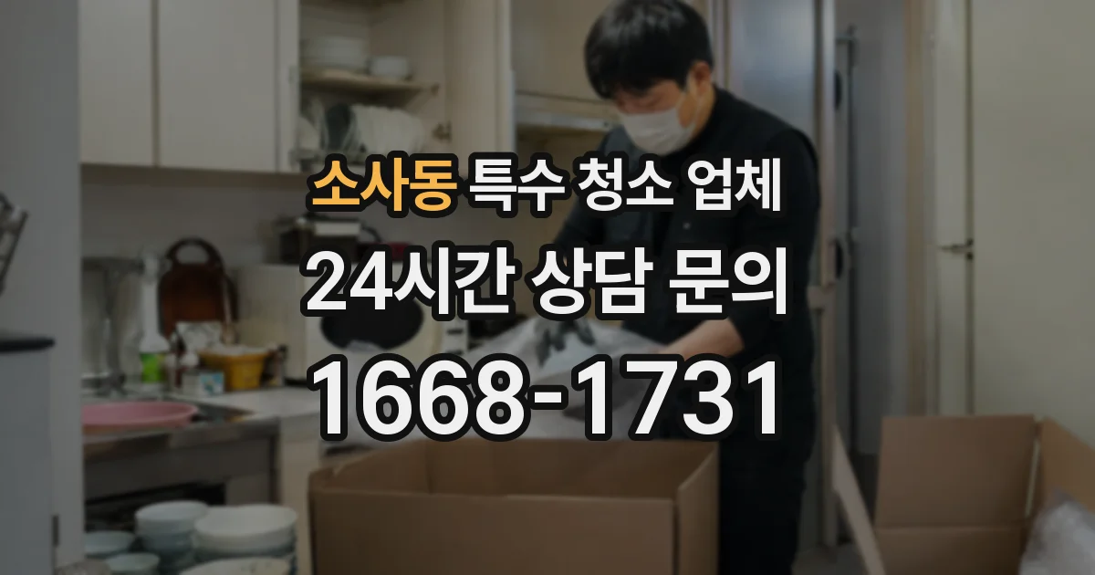 소사동 특수 청소 업체