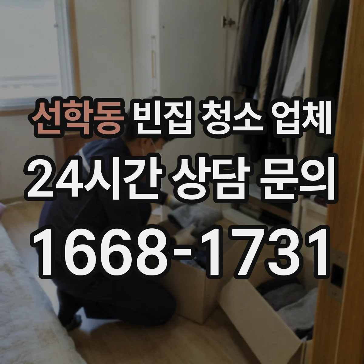 선학동 빈집 청소 업체
