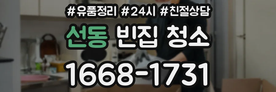선동 빈집 청소