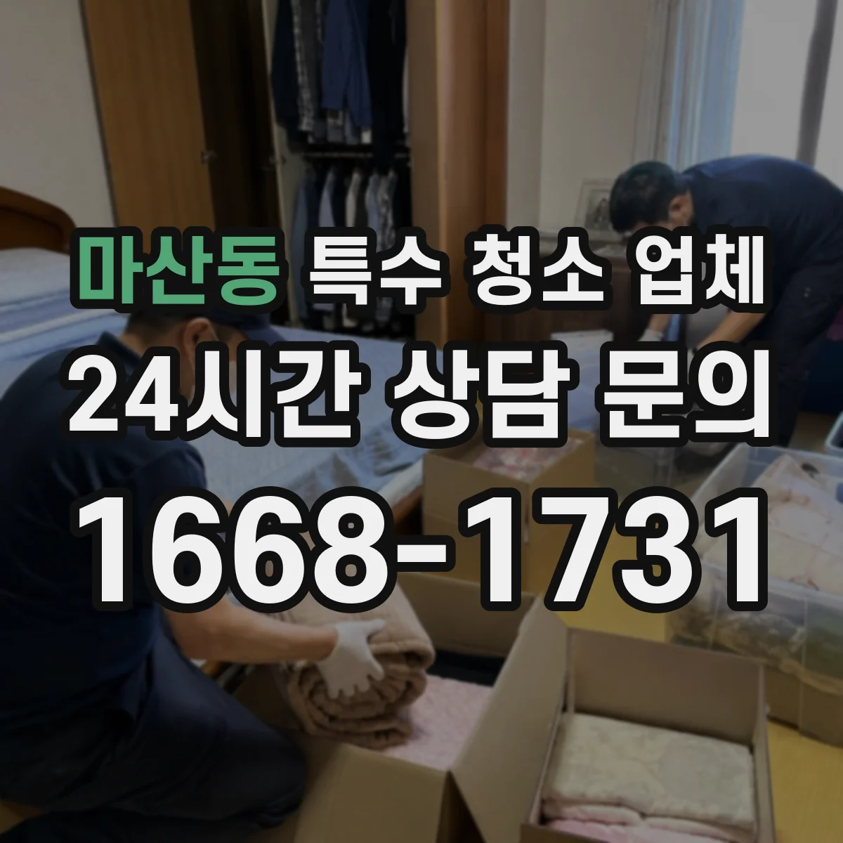 마산동 특수 청소 업체