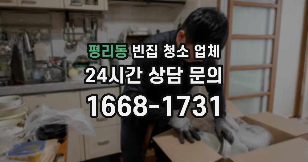평리동 빈집 청소 업체