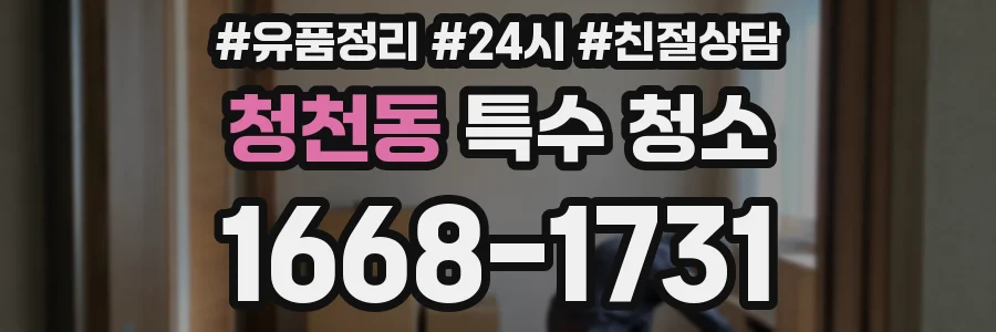 청천동 특수 청소