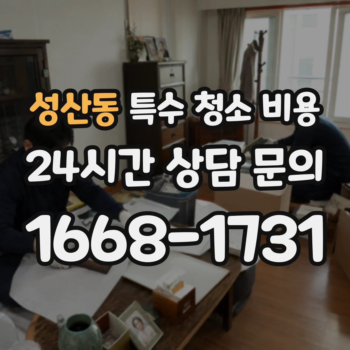 성산동 특수 청소 비용