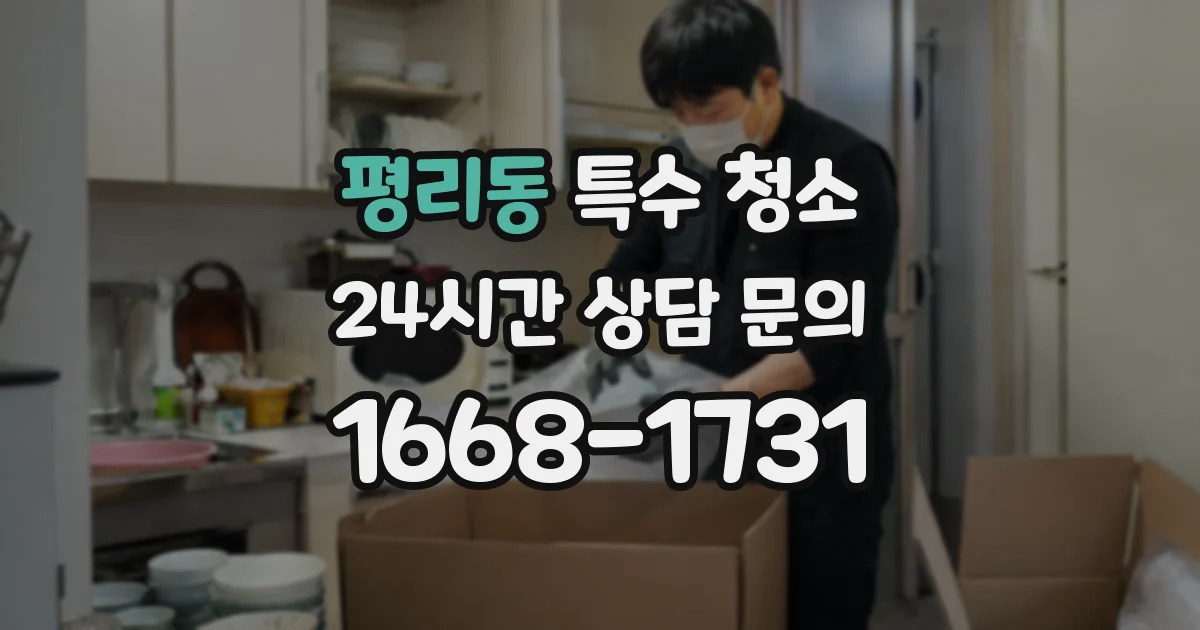평리동 특수 청소