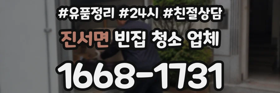 진서면 빈집 청소 업체