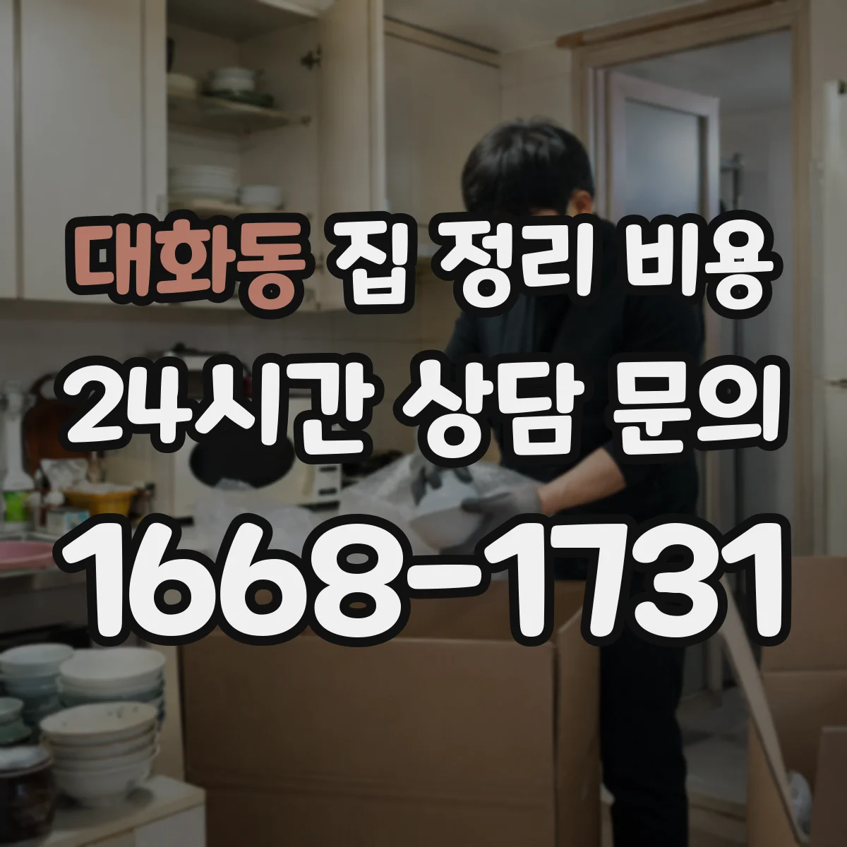대화동 집 정리 비용