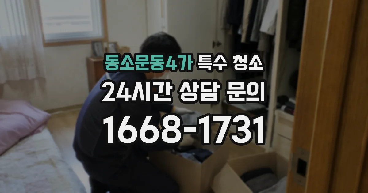 동소문동4가 특수 청소