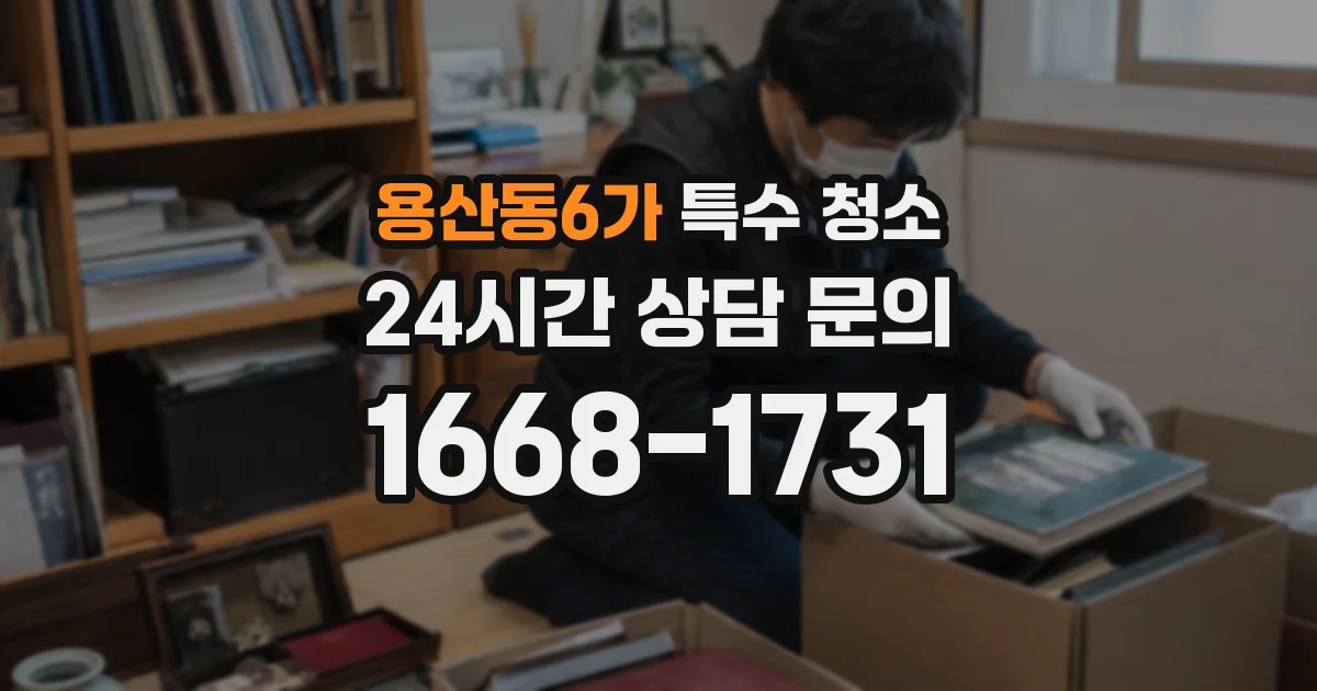 용산동6가 특수 청소