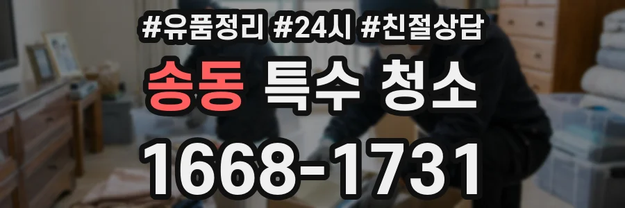 송동 특수 청소