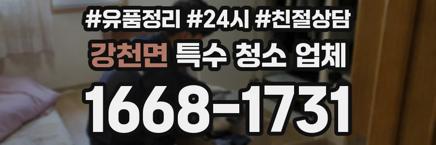 강천면 특수 청소 업체