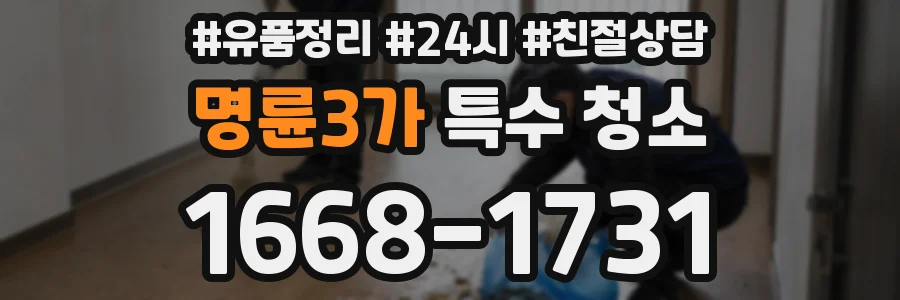 명륜3가 특수 청소