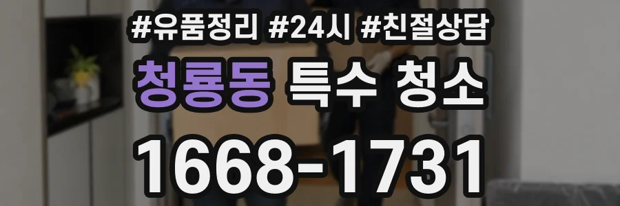 청룡동 특수 청소