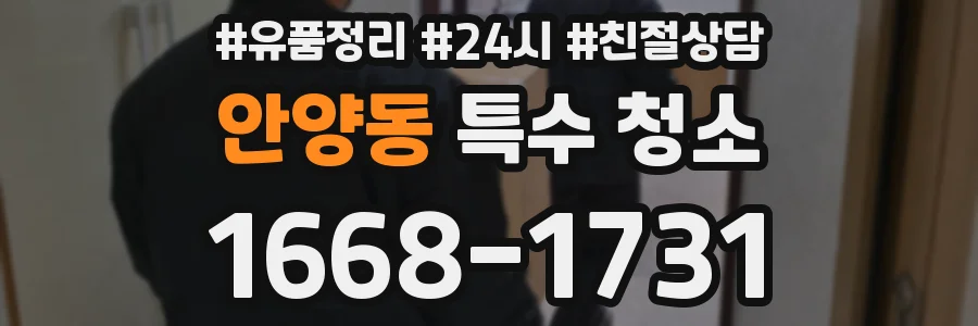 안양동 특수 청소