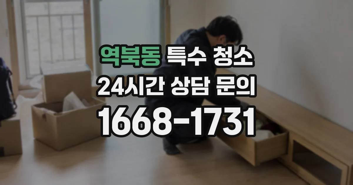 역북동 특수 청소