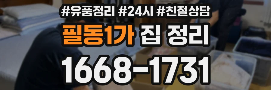 필동1가 집 정리