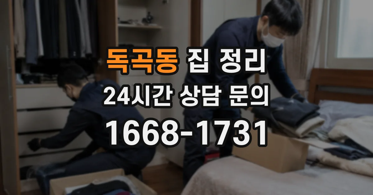 독곡동 집 정리