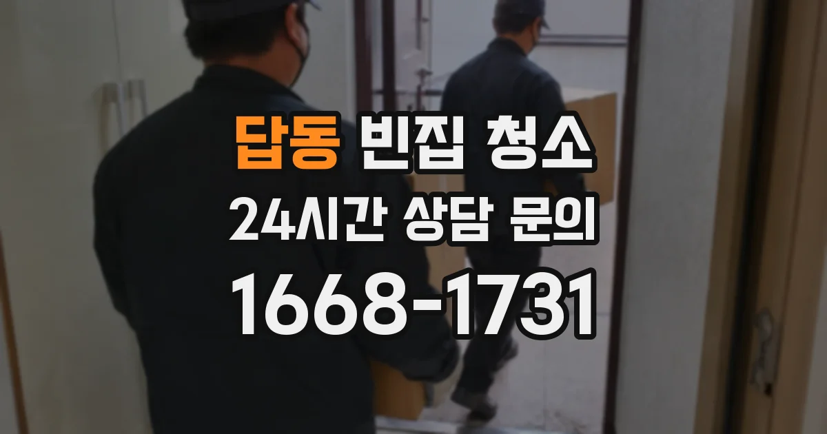 답동 빈집 청소