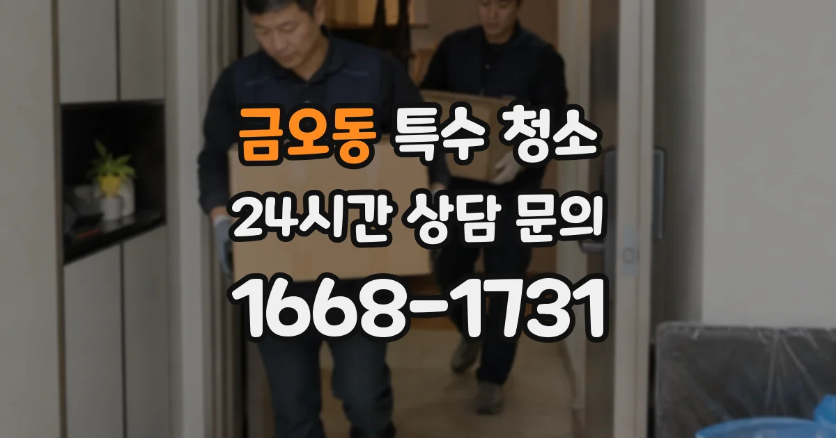 금오동 특수 청소