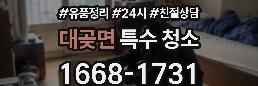 대곶면 특수 청소