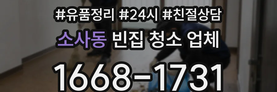 소사동 빈집 청소 업체
