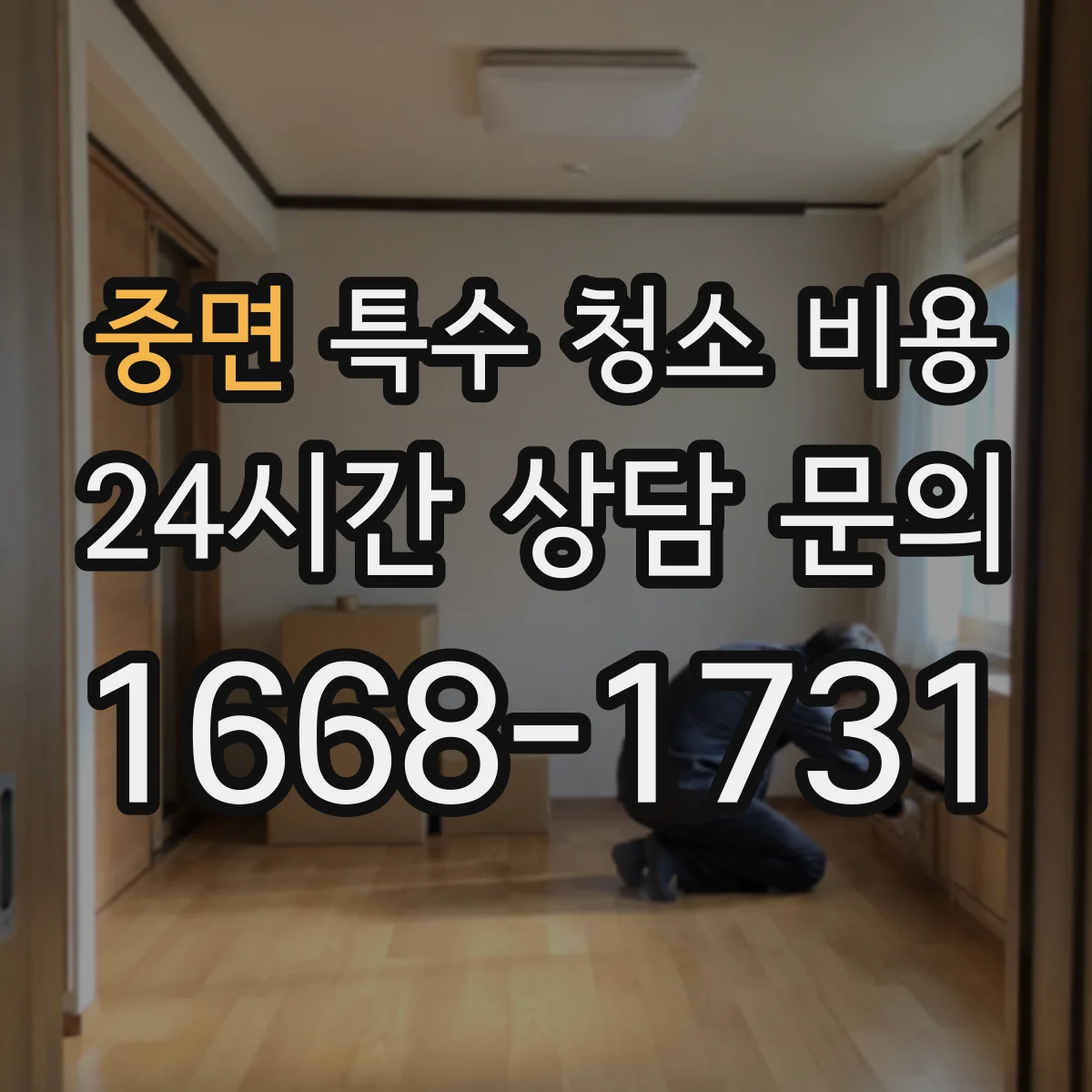 중면 특수 청소 비용 청소 전후 이미지 제출 후 평균 견적 범위