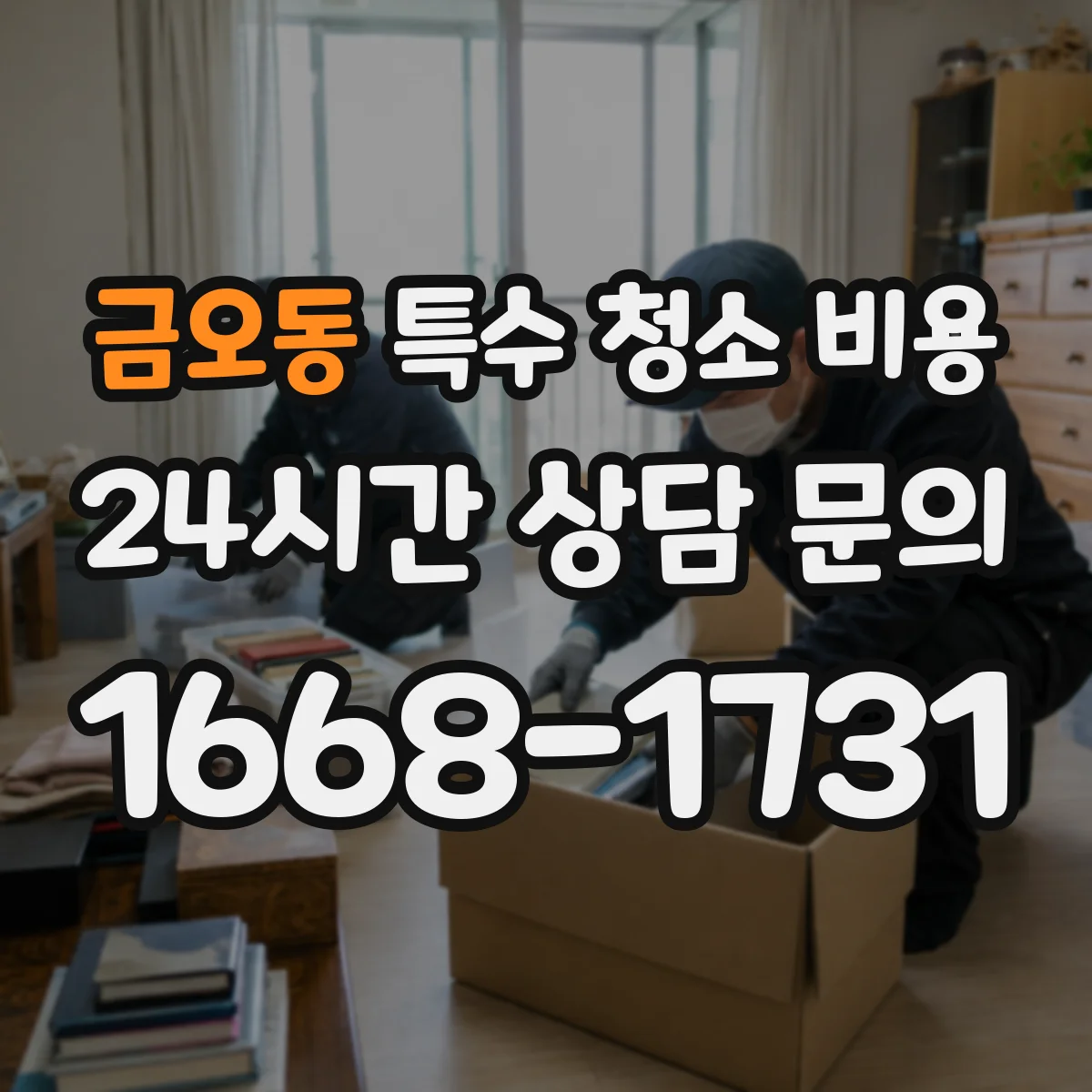 금오동 특수 청소 비용