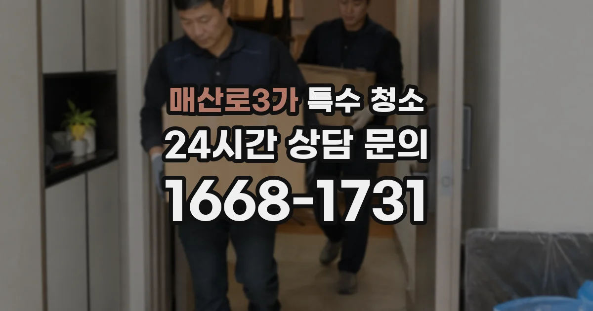 매산로3가 특수 청소