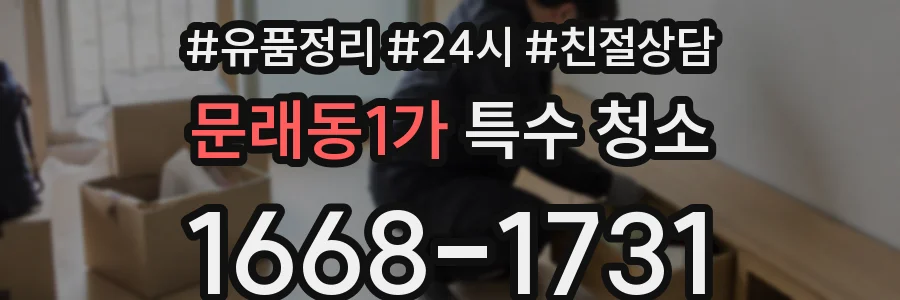 문래동1가 특수 청소