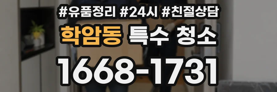 학암동 특수 청소
