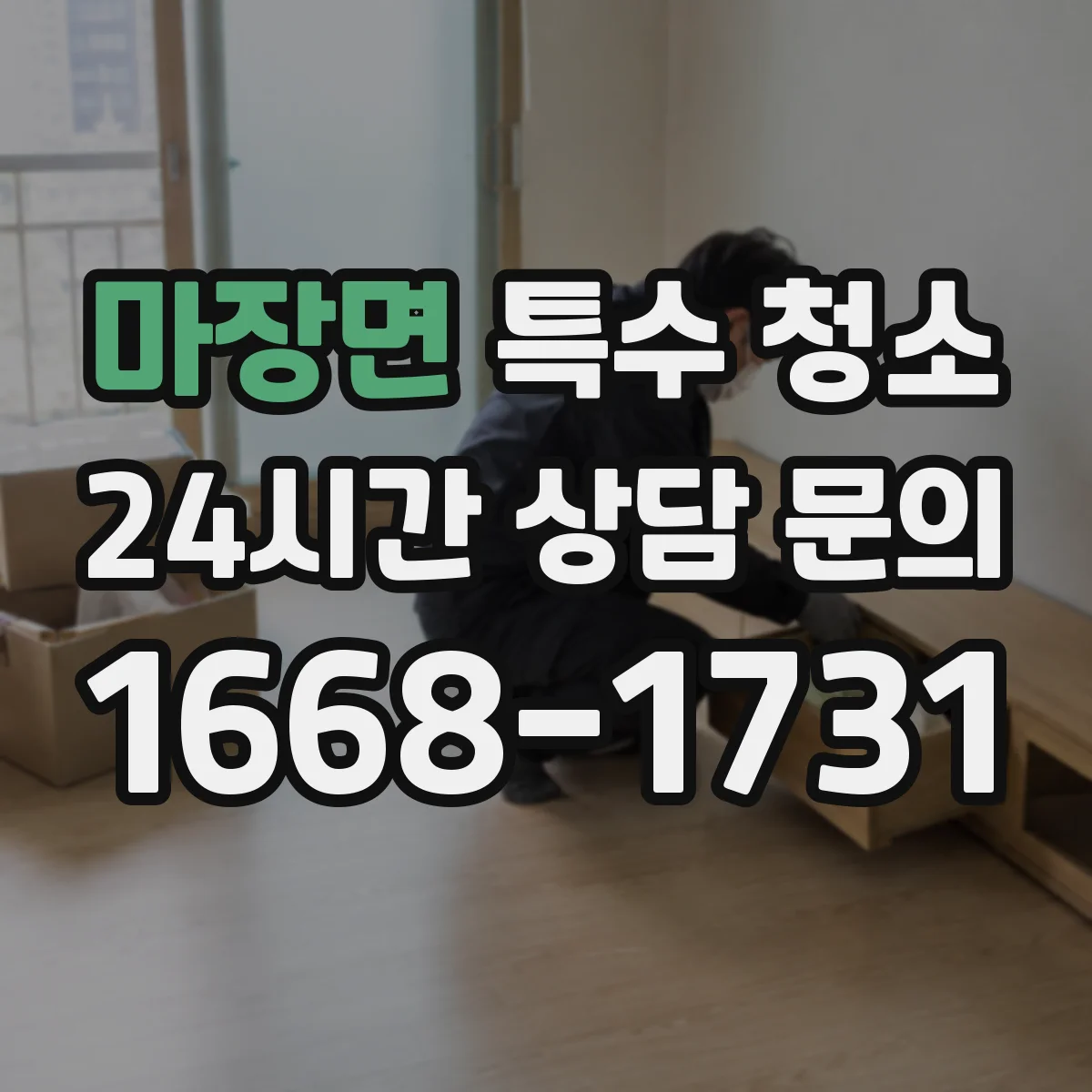 마장면 특수 청소