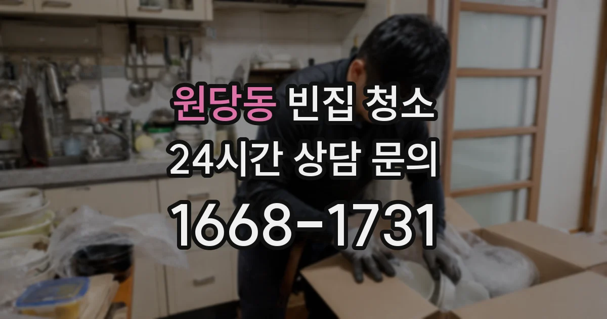 원당동 빈집 청소
