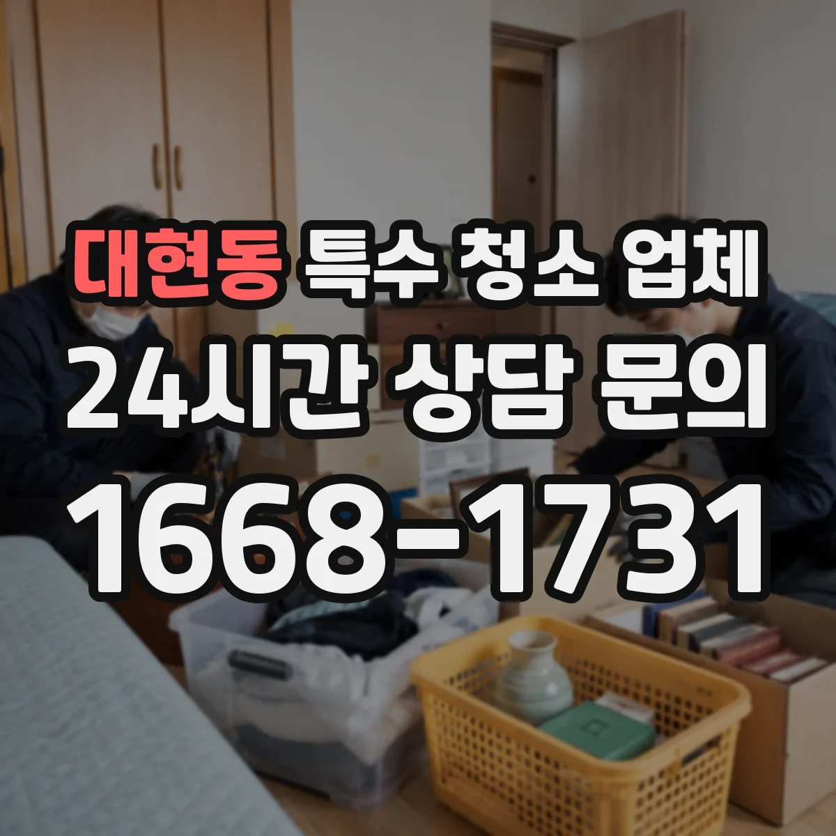 대현동 특수 청소 업체