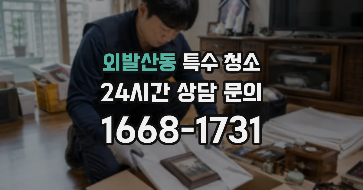 외발산동 특수 청소