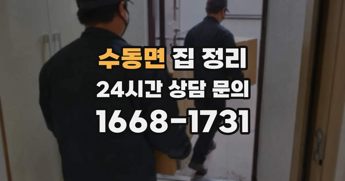 수동면 집 정리