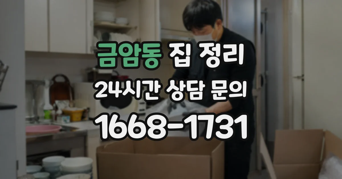 금암동 집 정리