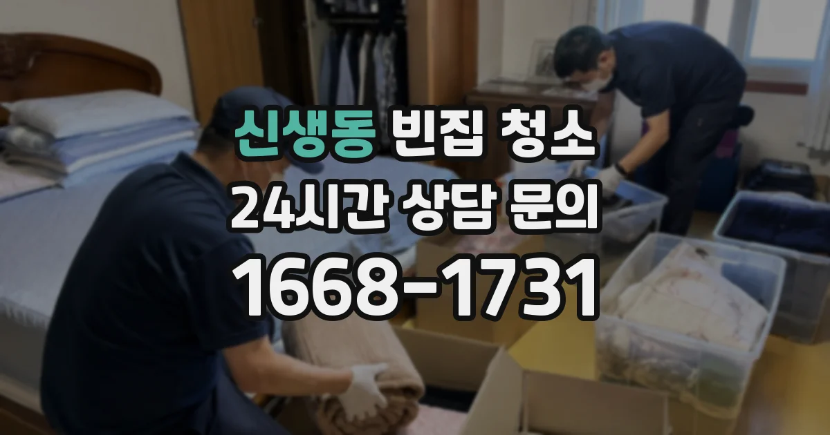 신생동 빈집 청소