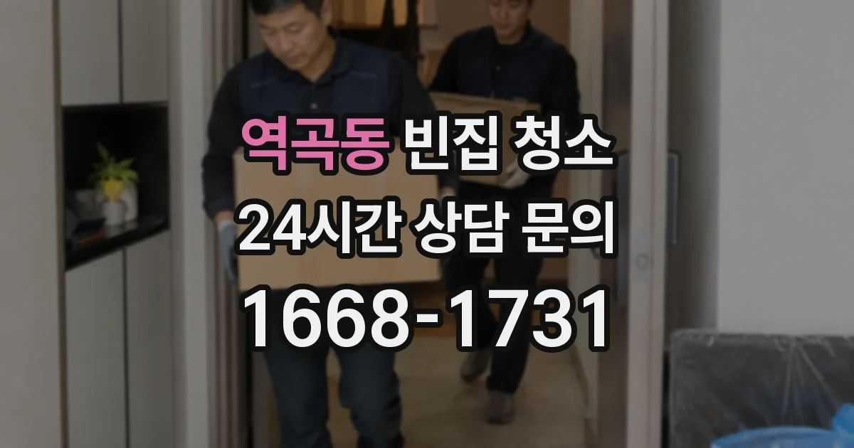 역곡동 빈집 청소