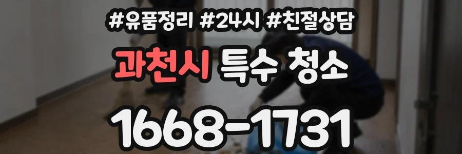 과천시 특수 청소