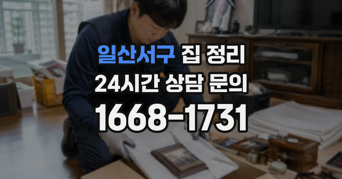 일산서구 집 정리