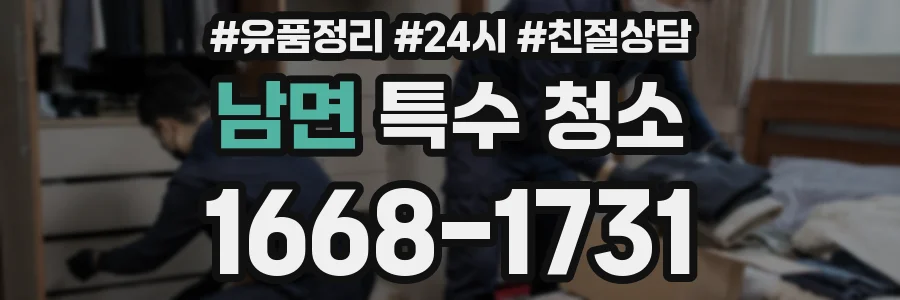남면 특수 청소