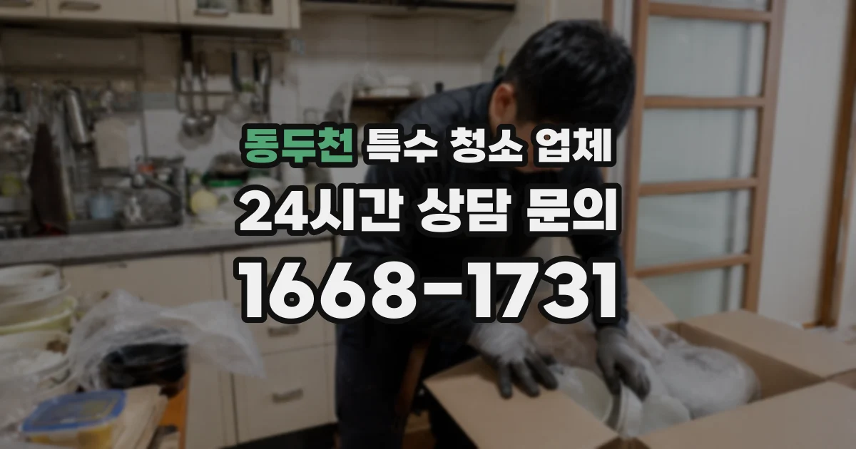 동두천 특수 청소 업체