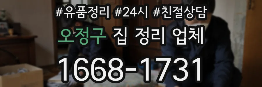 오정구 집 정리 업체