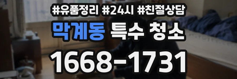 막계동 특수 청소